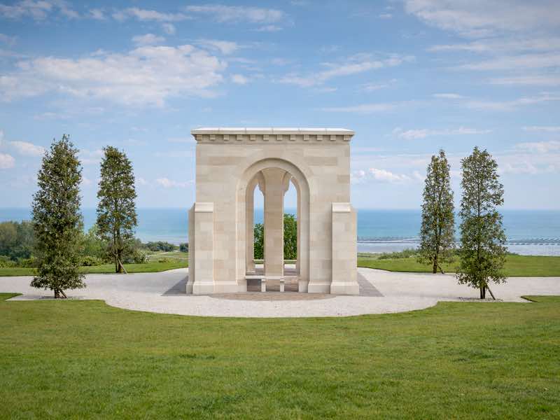 British Normandy Memorial - French Civilians Monument