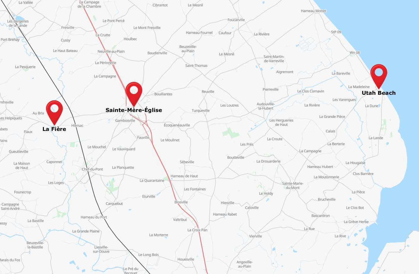 LA Fiere Map