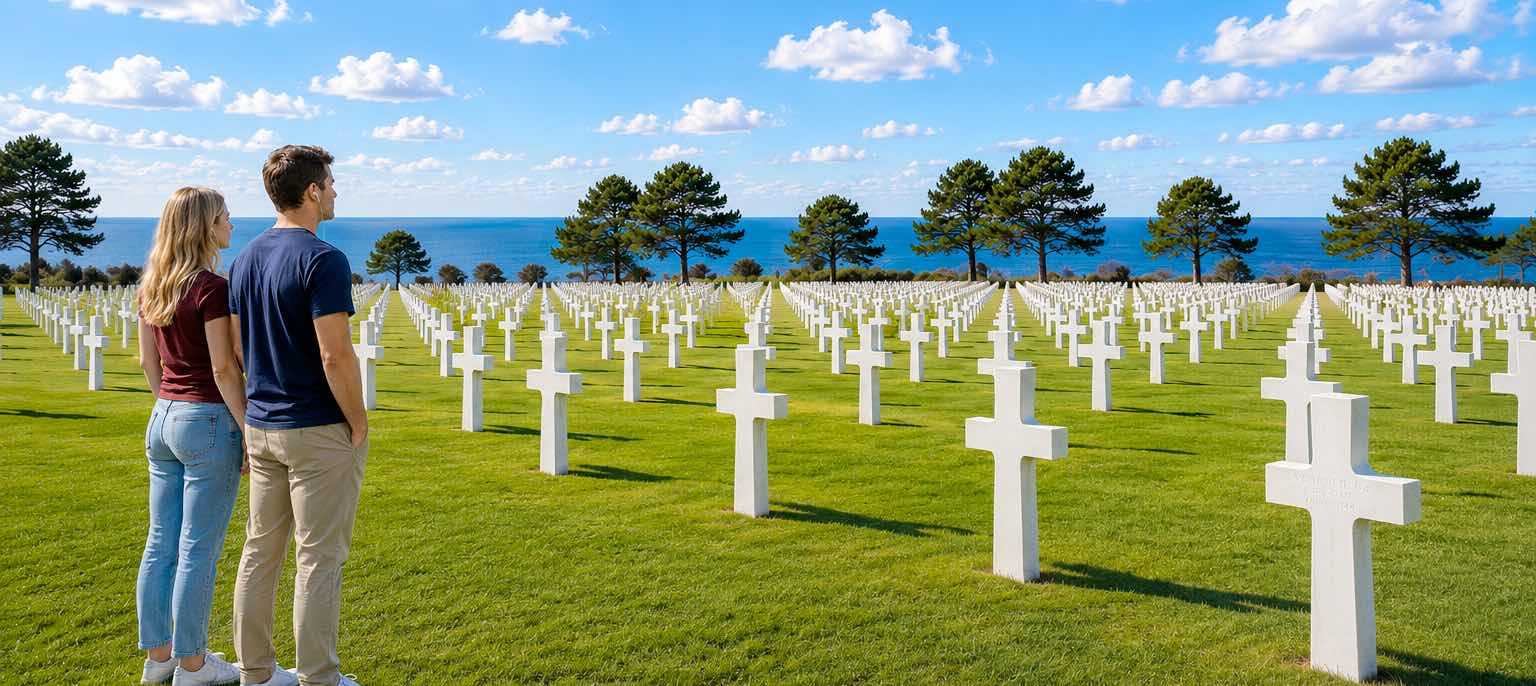 Normandy coastline