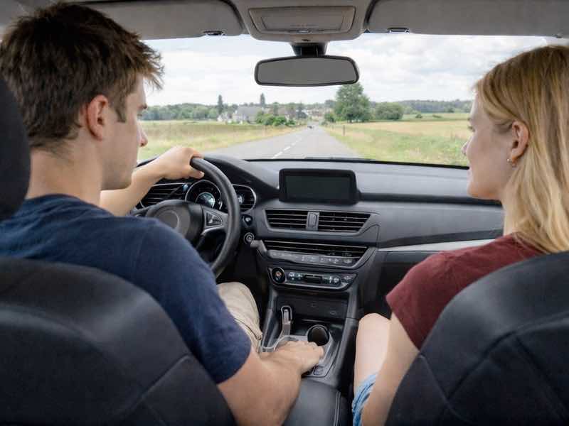 Driving in Normandy