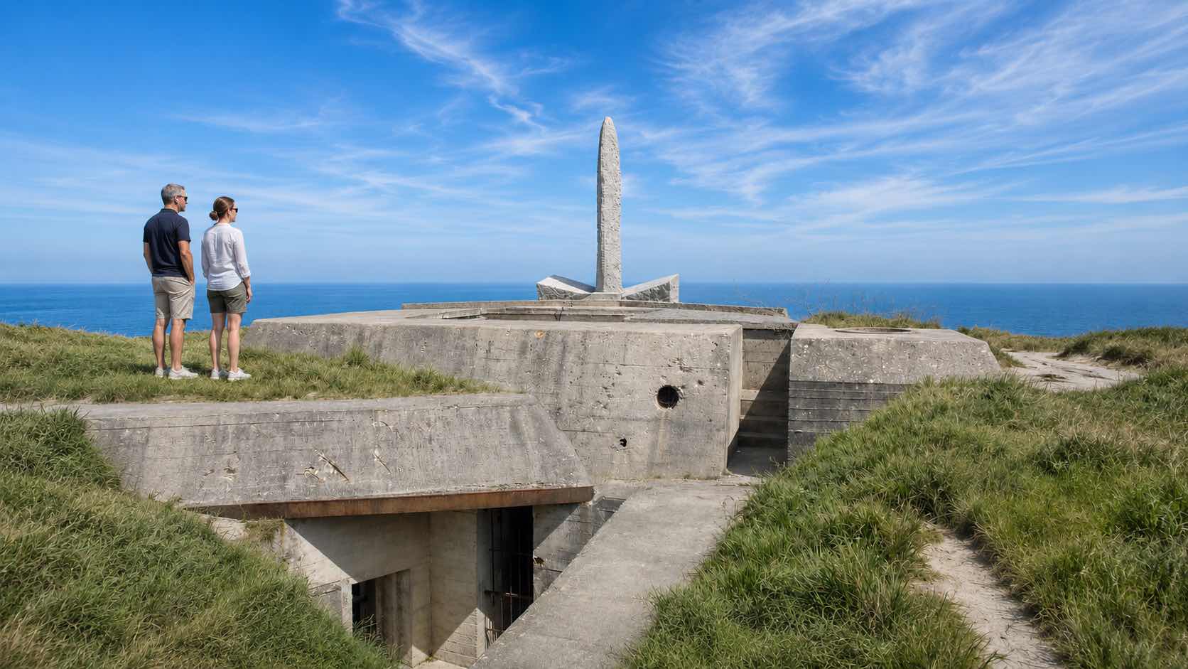 Normandy coastline