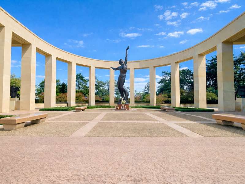 Normandy American Cemetery - Spirit of America Monument