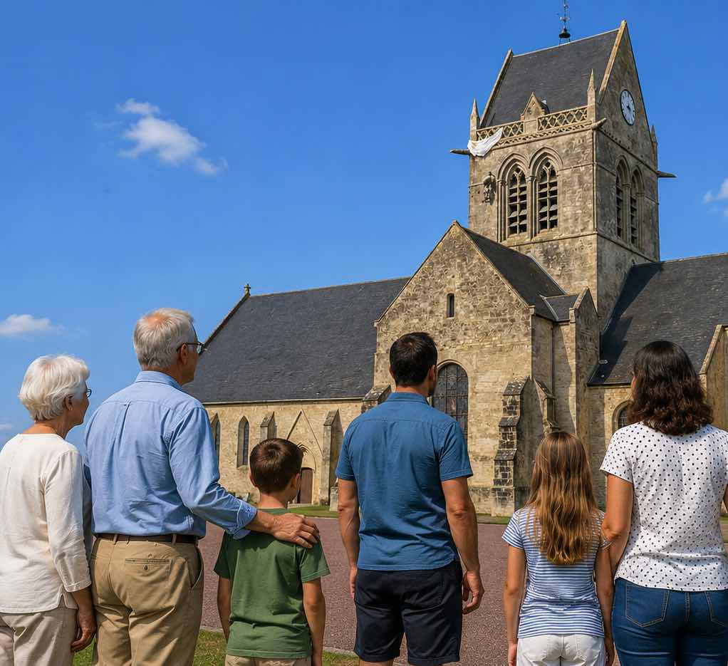 Sainte Mere Eglise - Family Visit