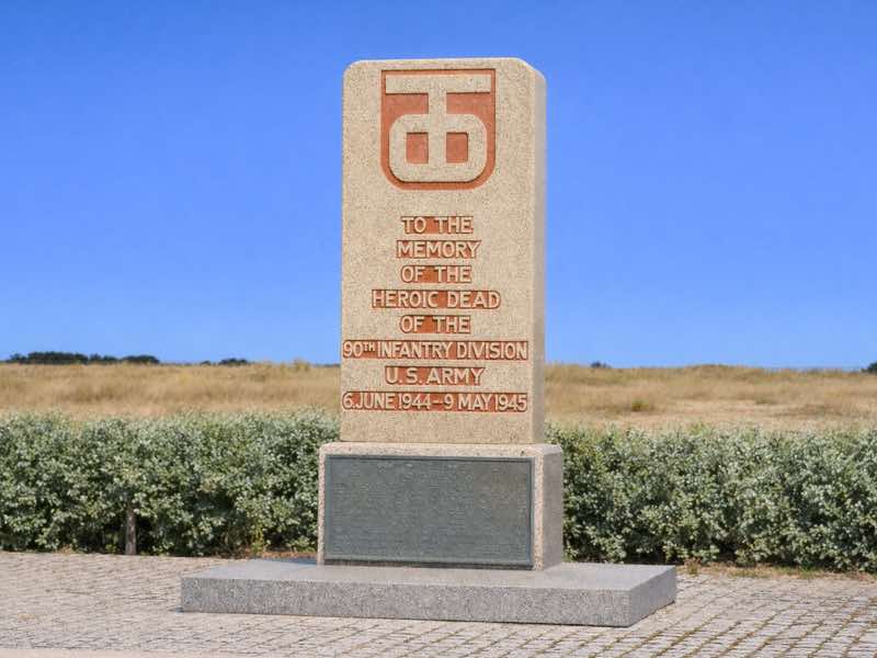 Utah Beach - 90th Infantry Monument