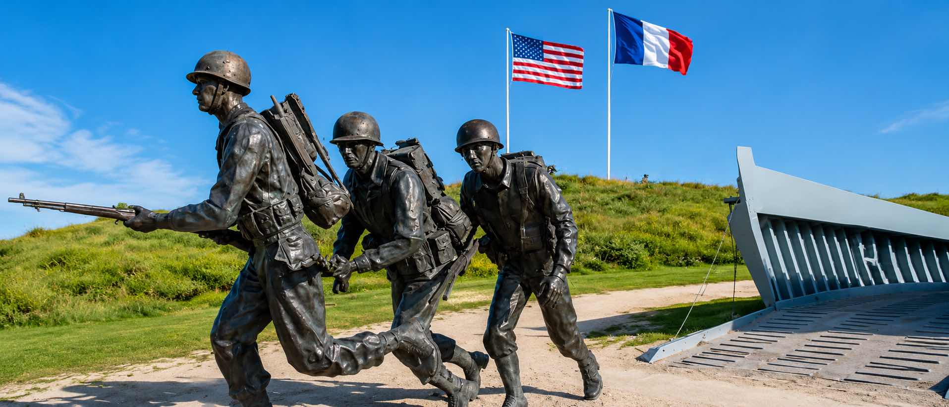Normandy coastline